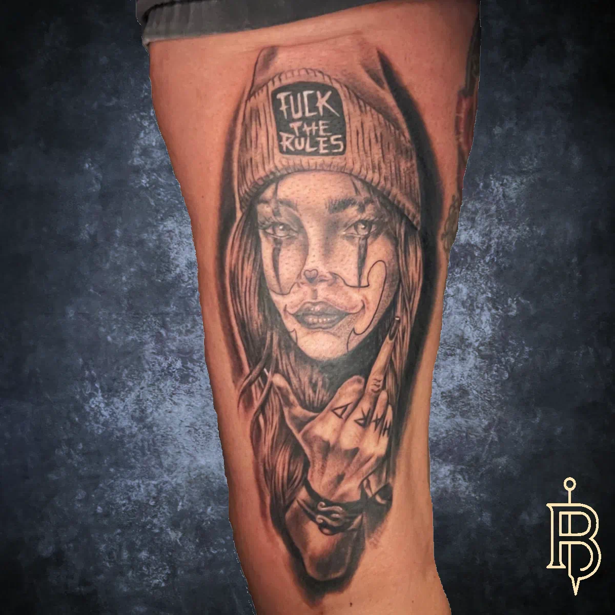 Chicano Tattoo Realistic Black & Grey