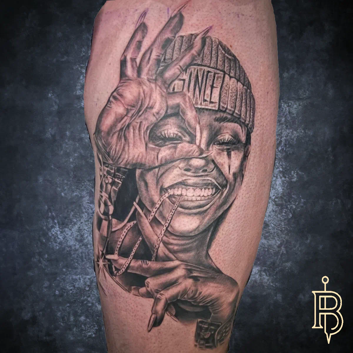 Chicano Tattoo Realistic Black & Grey